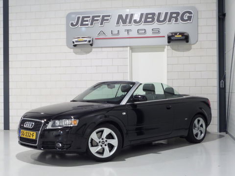 Audi A4 Cabriolet 2.0 TFSI S-Line "Automaat" Leer Xenon Stoelverwarming Bose Cruise-control Youngtimer in uniek mooie staat!