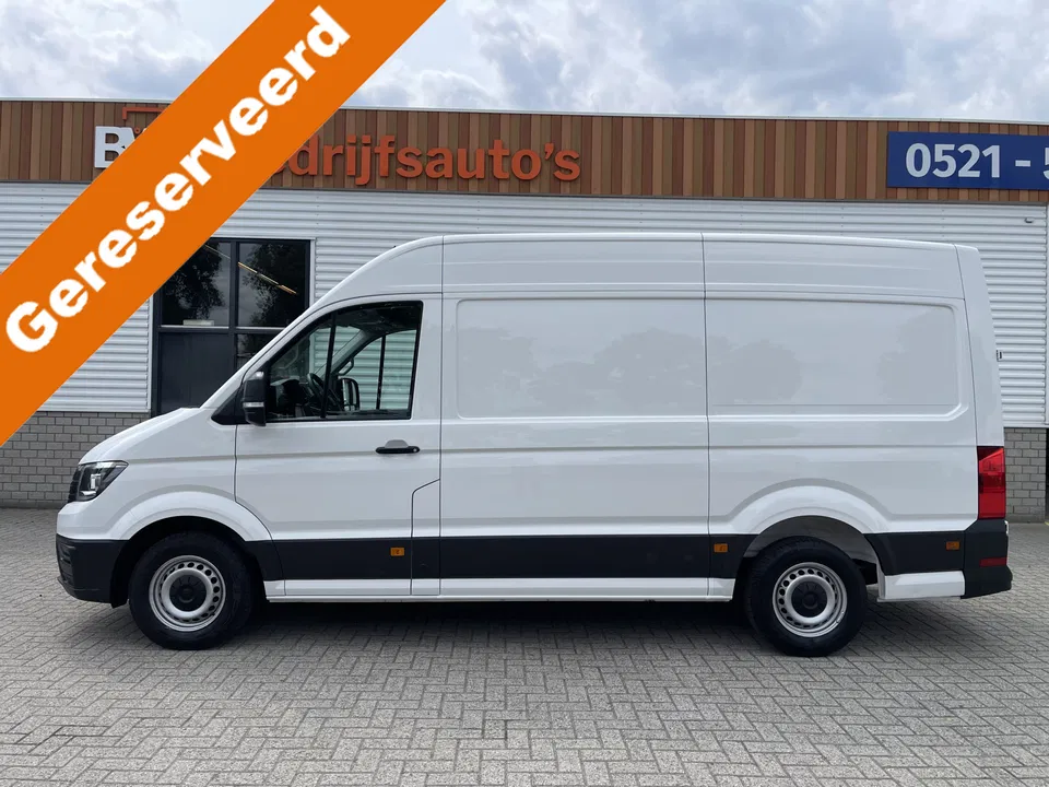 Volkswagen Crafter 35 2.0 TDI 140pk L3H3 ( voorheen L2H2 ) Comfortline / vaste prijs rijklaar € 20.950 ex btw / bpm vrij / euro 6 diesel / airco / cruise / geveerde chauffeurs stoel / nette bus !
