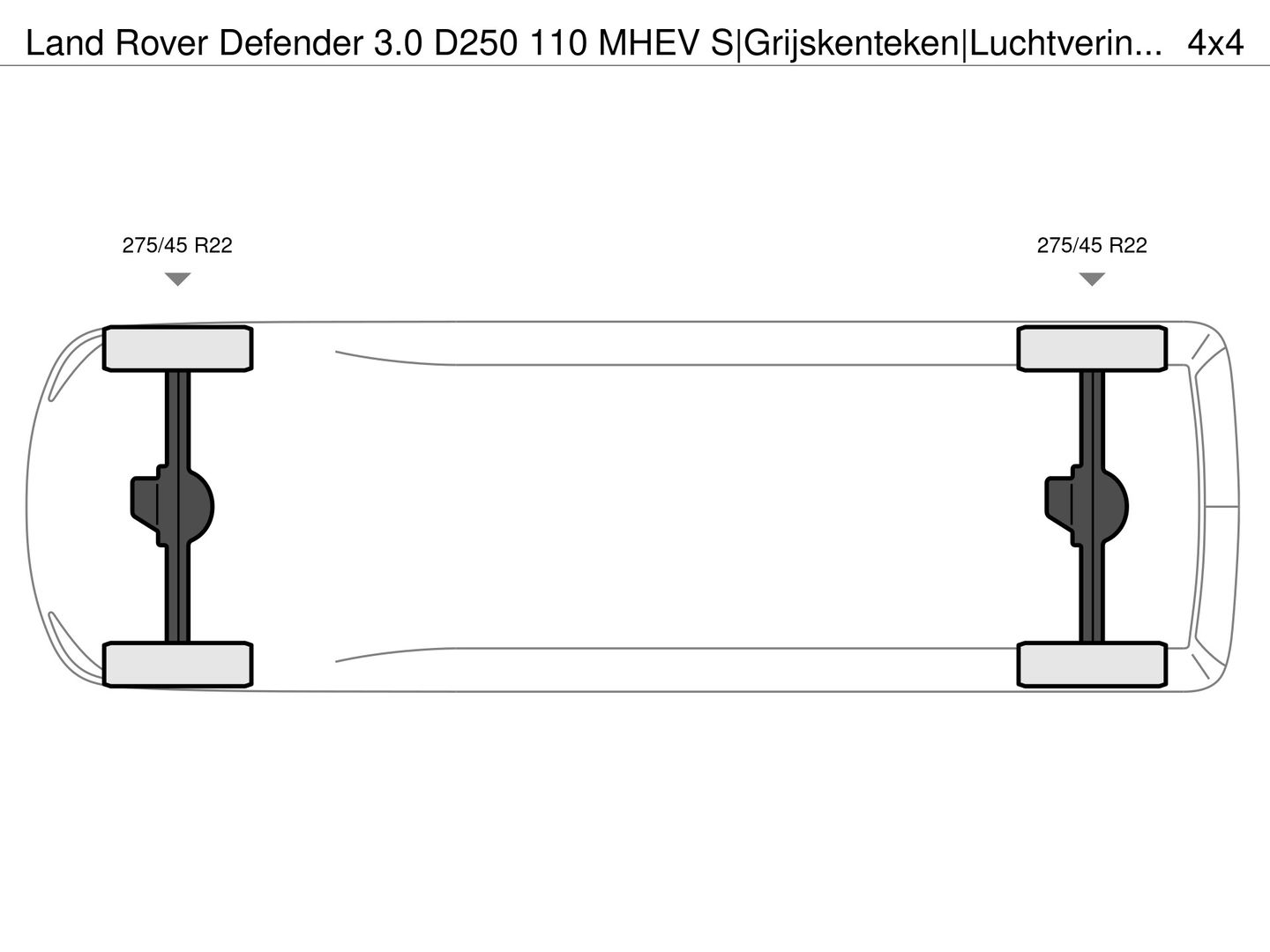 Land Rover Defender 3.0 D250 110 MHEV S|Grijskenteken|Luchtvering|ACC|Leder|360Camera|Carplay|NL-Auto|