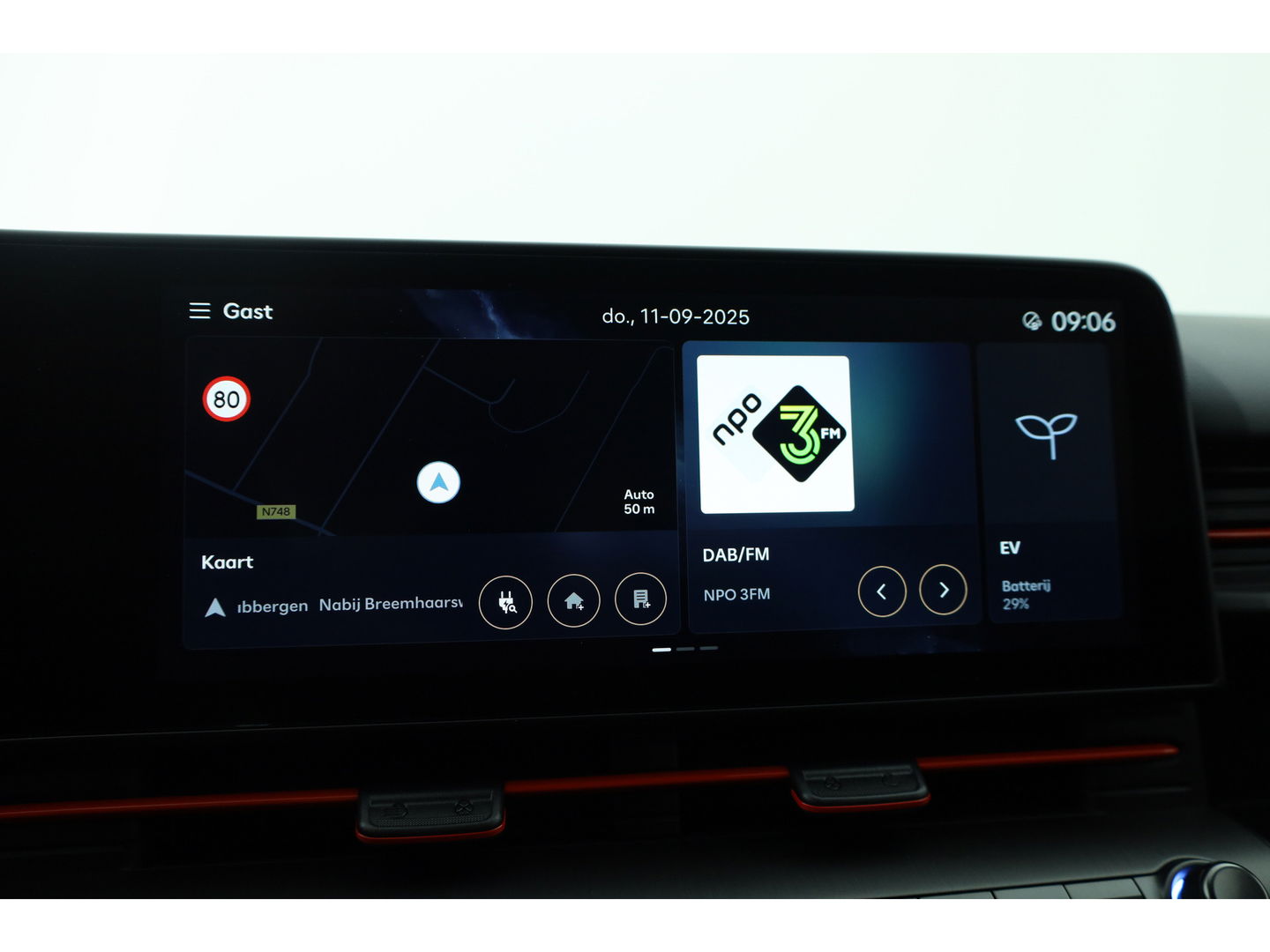 Hyundai KONA Electric N Line 65.4 kWh | Navi | Adapt. Cruise | Stoel- Stuurverw | Keyless | Camera | Elek. Achterklep