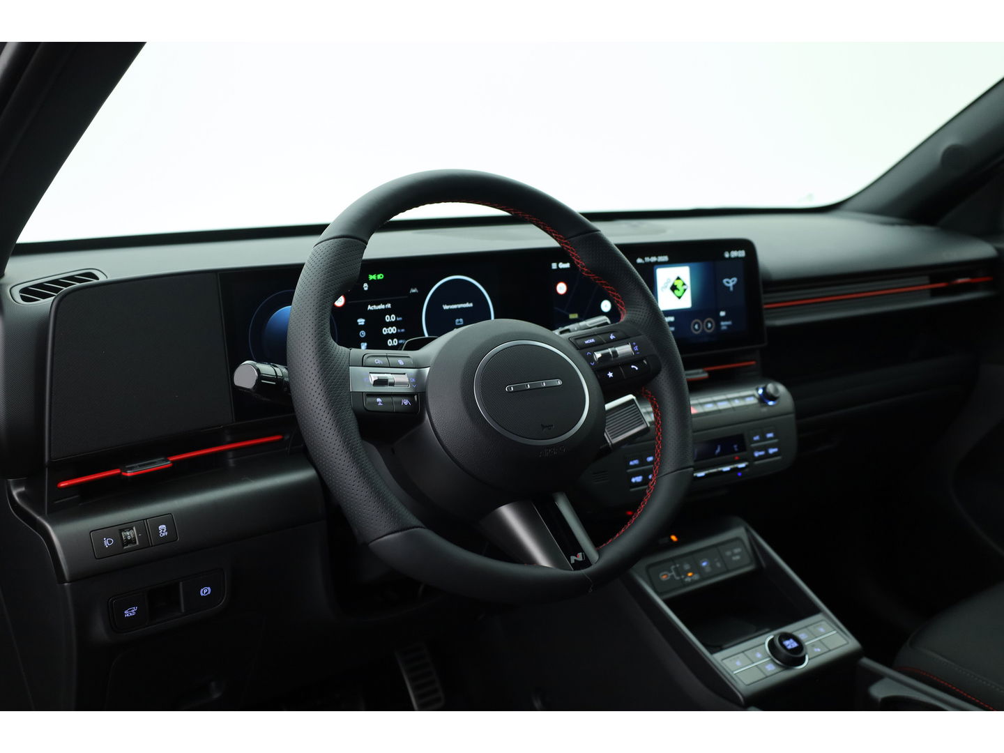 Hyundai KONA Electric N Line 65.4 kWh | Navi | Adapt. Cruise | Stoel- Stuurverw | Keyless | Camera | Elek. Achterklep