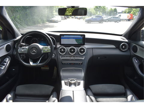 Mercedes-Benz C-Klasse 180 Business Solution AMG | NL-Auto | 360 gr. camera | Pano.dak | Afn.haak | Carplay | Full LED