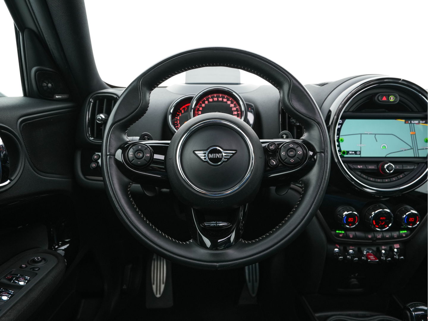 MINI Countryman 2.0 Cooper S Knightsbridge Edition JCW-Sportpack Aut. *PANO | LUXURY-LEATHER | FULL-LED | HARMAN/KARDON-AUDIO | HEATED-SPORTSEATS | KEYLESS | CAMERA | AMBIENT-LIGHT | NAVI-FULLMAP | HEAD-UP | PRIVACY-GLASS | SHIFT-PADDLES | 18''ALU*