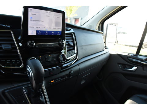 Ford Transit Custom 320 2.0 TDCI L2H1 Platinum Edition DC MARGE! Camera, Cruise, Carplay, 130pk, Automaat, Leder, LED, Multimedia, Stoelverwarming, Uniek!