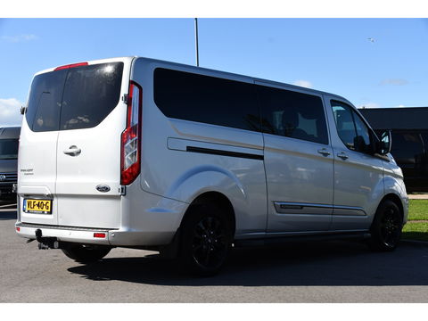 Ford Transit Custom 320 2.0 TDCI L2H1 Platinum Edition DC MARGE! Camera, Cruise, Carplay, 130pk, Automaat, Leder, LED, Multimedia, Stoelverwarming, Uniek!