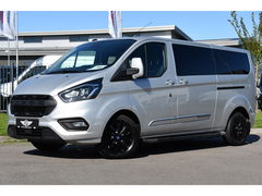 Ford Transit Custom 320 2.0 TDCI L2H1 Platinum Edition DC MARGE! Camera, Cruise, Carplay, 130pk, Automaat, Leder, LED, Multimedia, Stoelverwarming, Uniek!