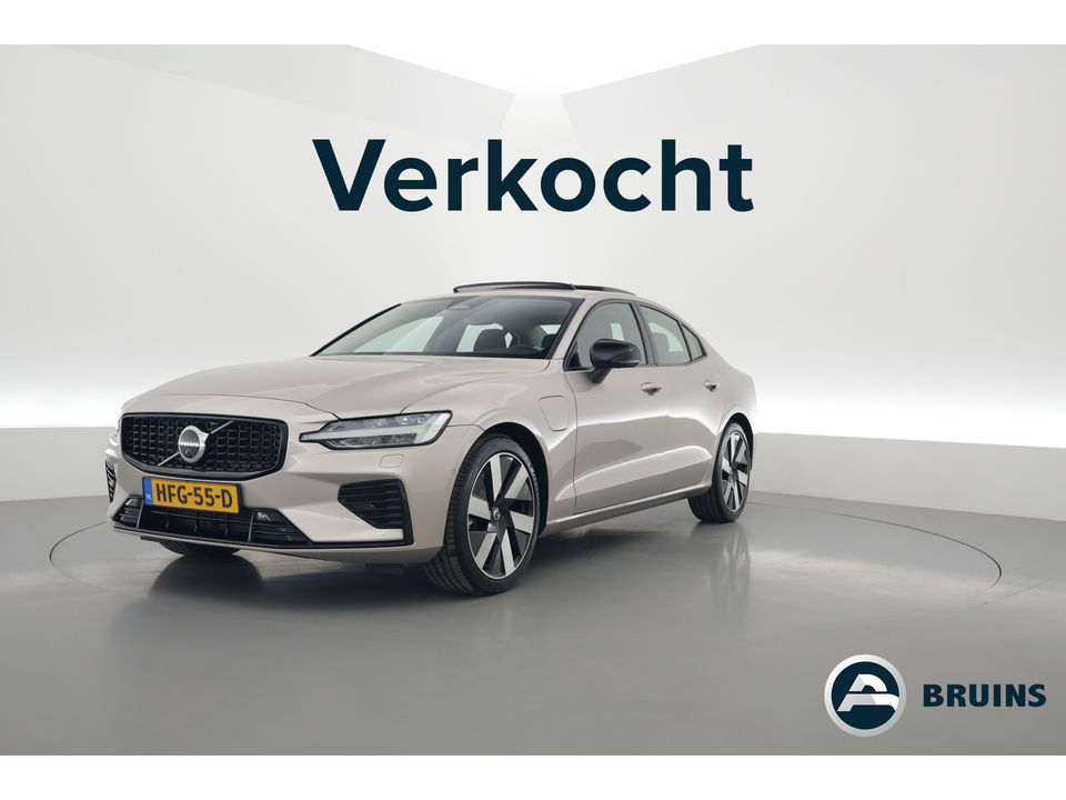 Volvo S60 2.0 Recharge T8 AWD Ultimate Dark | Pano | Head-up | 360 camera | 19 inch | H&K Audio | Gelamineerd Glas |
