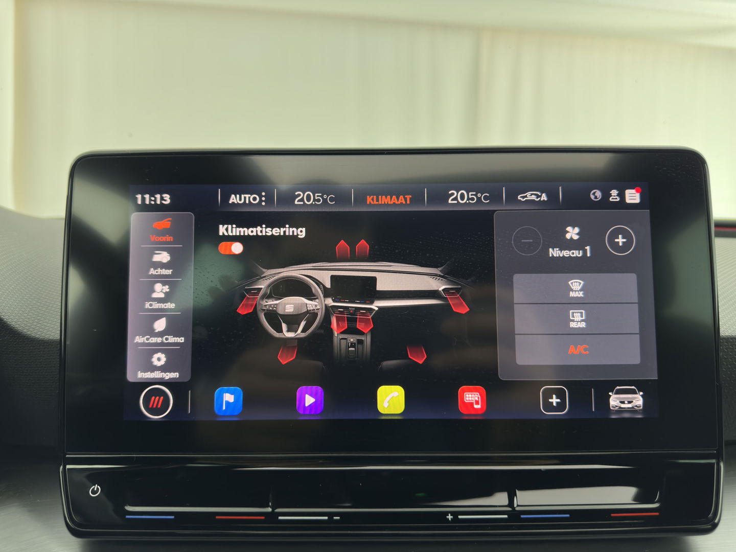 SEAT Leon Sportstourer 2.0 TDI FR Business Intense (INCL-BTW) Aut. *PANO | FULL-LED | ADAPTIVE-CRUISE | DIGI-COCKPIT | NAVI-FULLMAP | LEATHER-MICROFIBRE | CARPLAY | KEYLESS | SHIFT-PADDLES | SPORT-SEATS | AMBIENT-LIGHT | CAMERA | 17''ALU | T