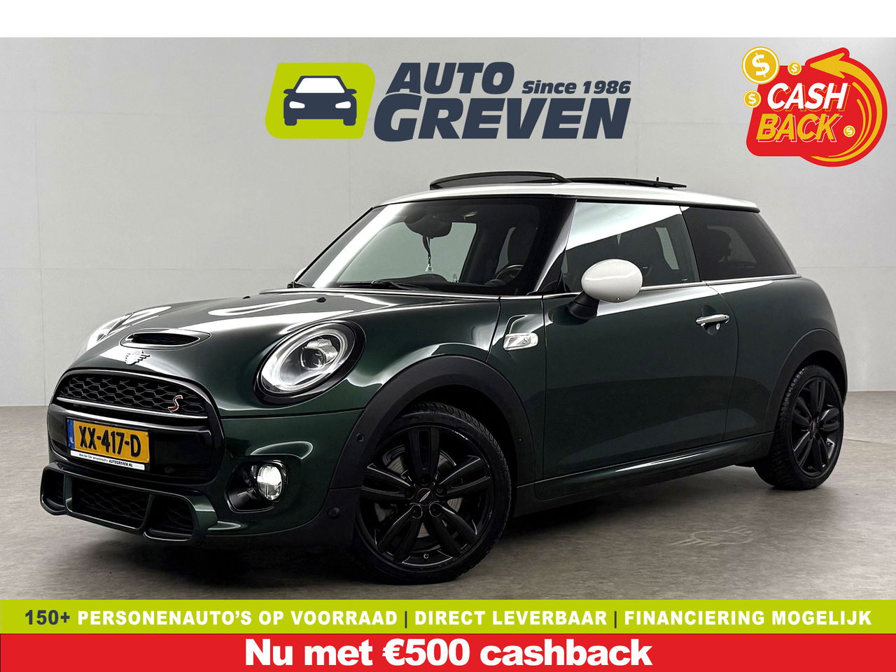 MINI Cooper S 2.0 Cooper S Knightsbridge Edition | 192PK | Panoramadak | Harman/Kardon | Sfeerverl. | LED | Carplay | Parkeersens.