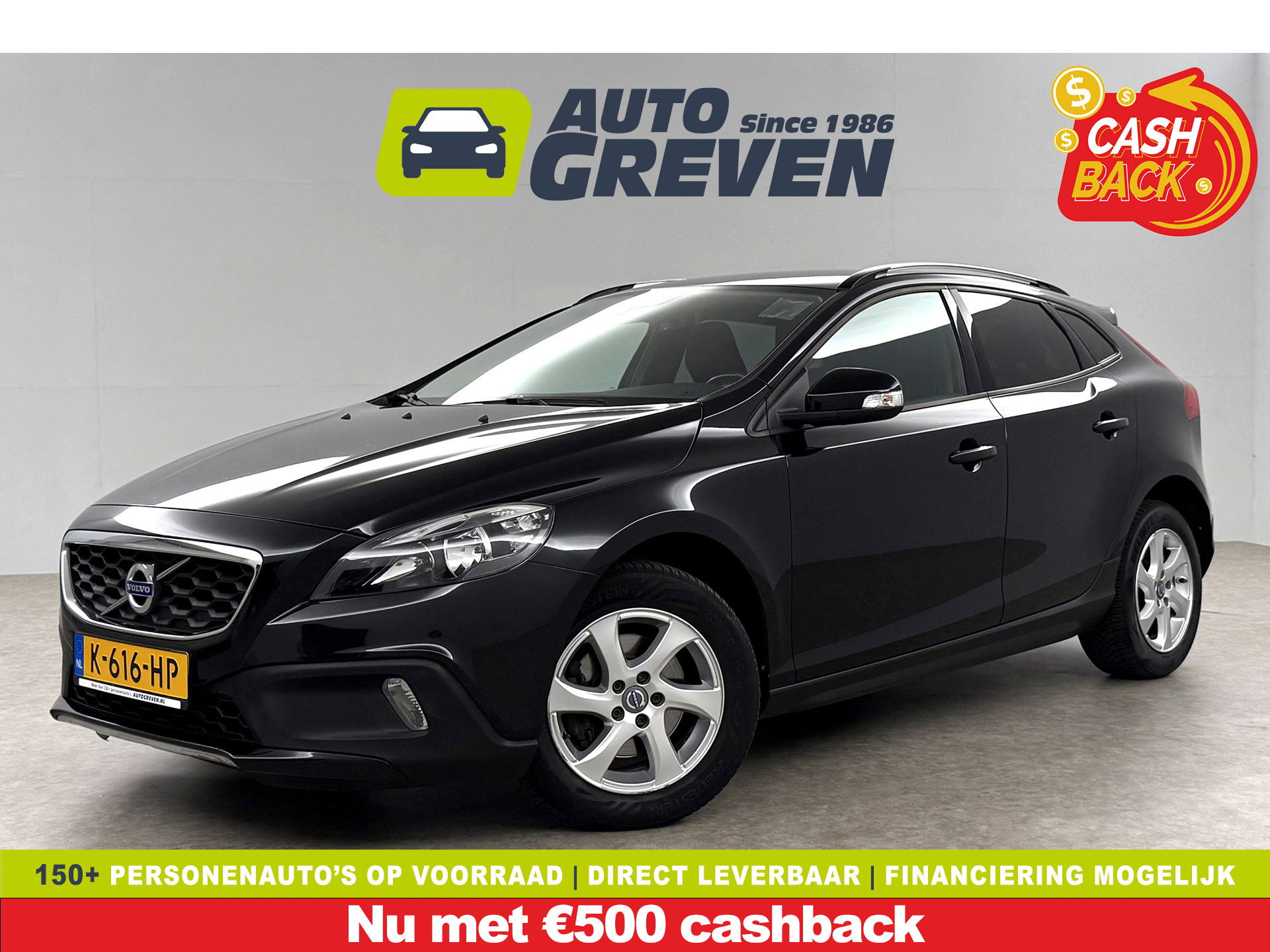 Volvo V40 1.6 T4 Cross Country | 180PK | Airco | Cruise | Navigatie | Parkeersensoren | 16"LMV