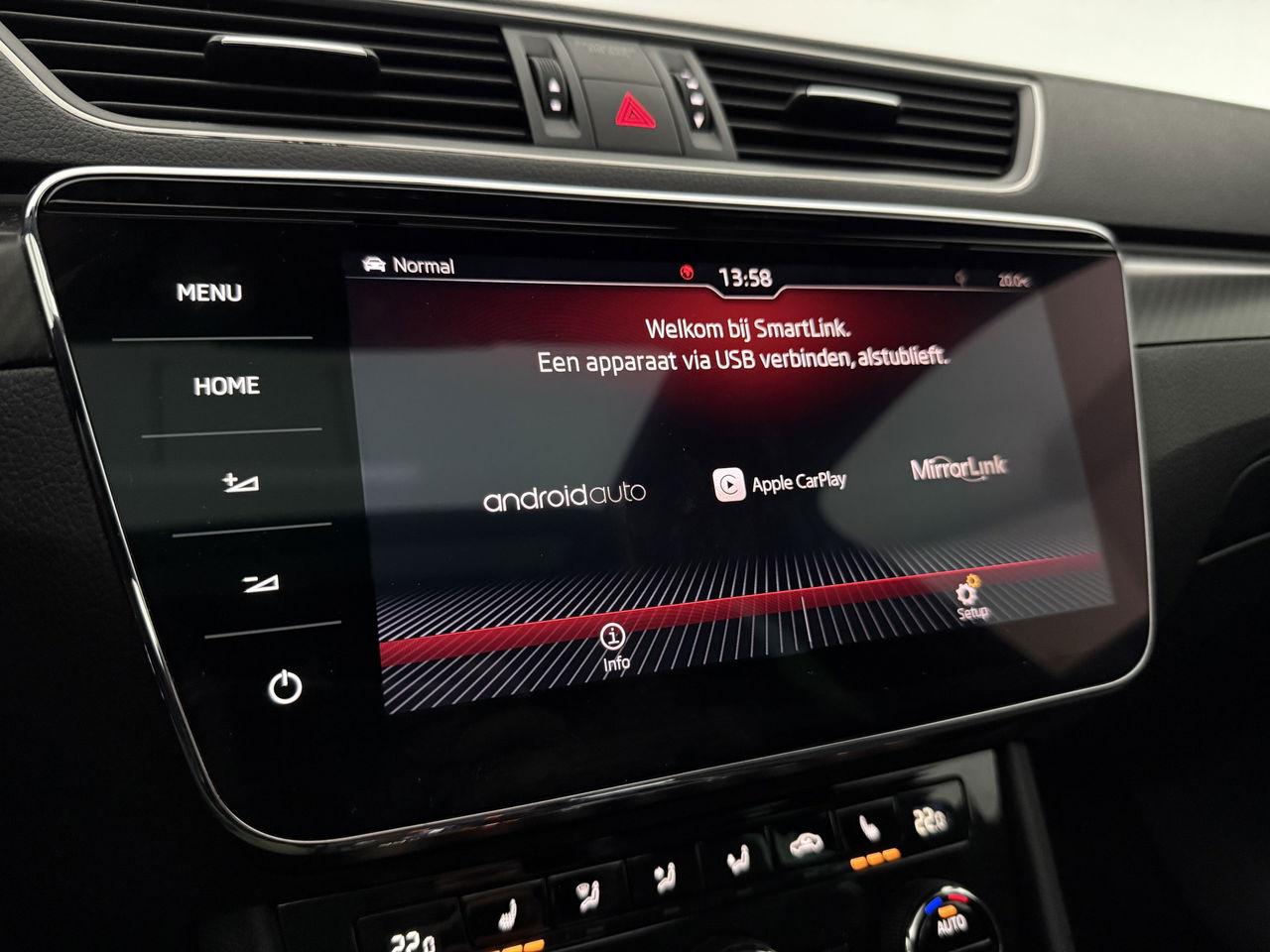Škoda Superb 1.5 TSI 150PK ACT Sportline Business Pano LED Sfeer Trekaak Virtual Camera Carplay Memory Clima Cruise Navi PDC 19''LMV
