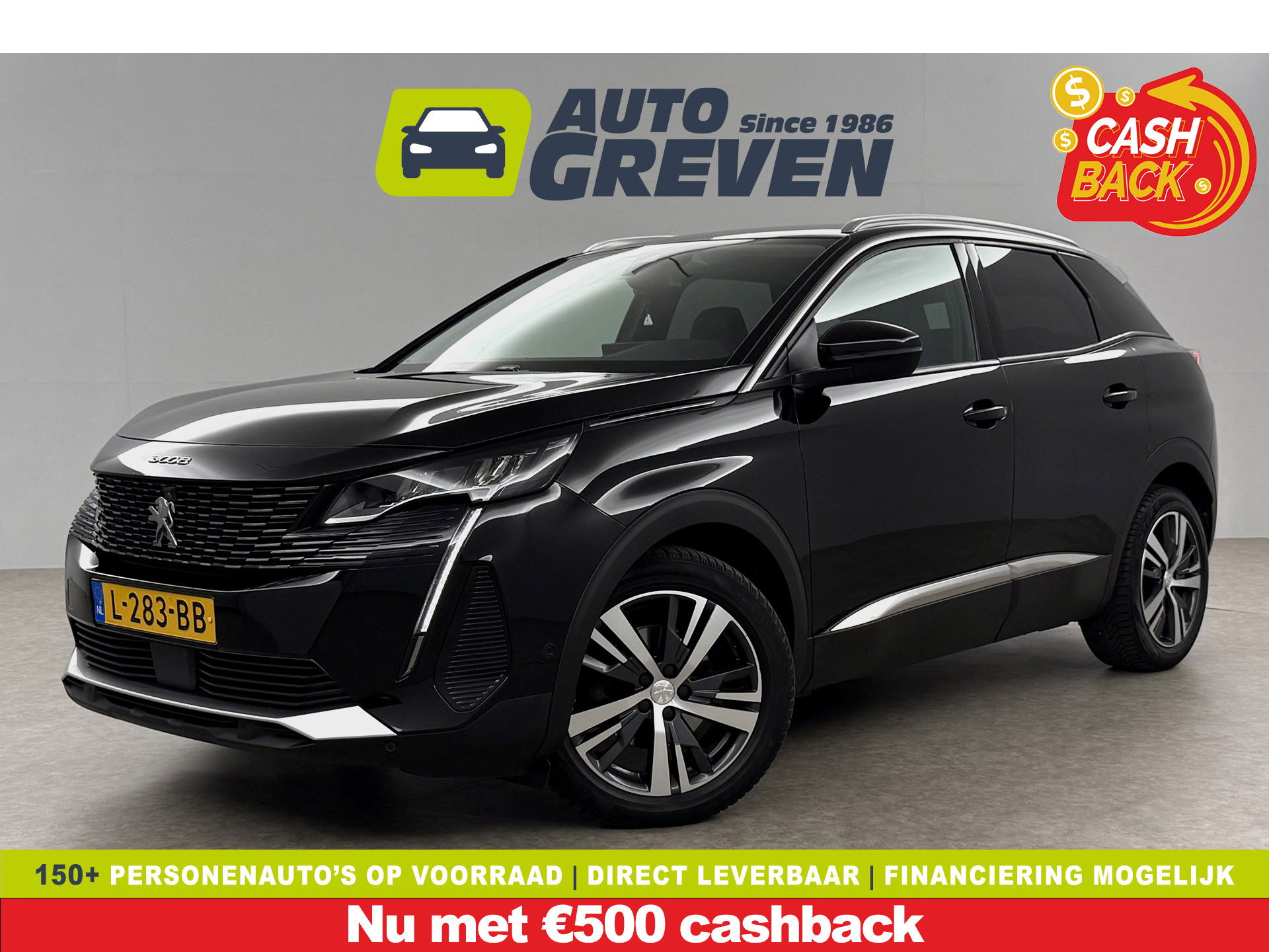 Peugeot 3008 1.2 PureTech | Sfeerverl. | 360° | Trekhaak | LED | Camera | Virtual Cockpit | Carplay | Cruisecontr.