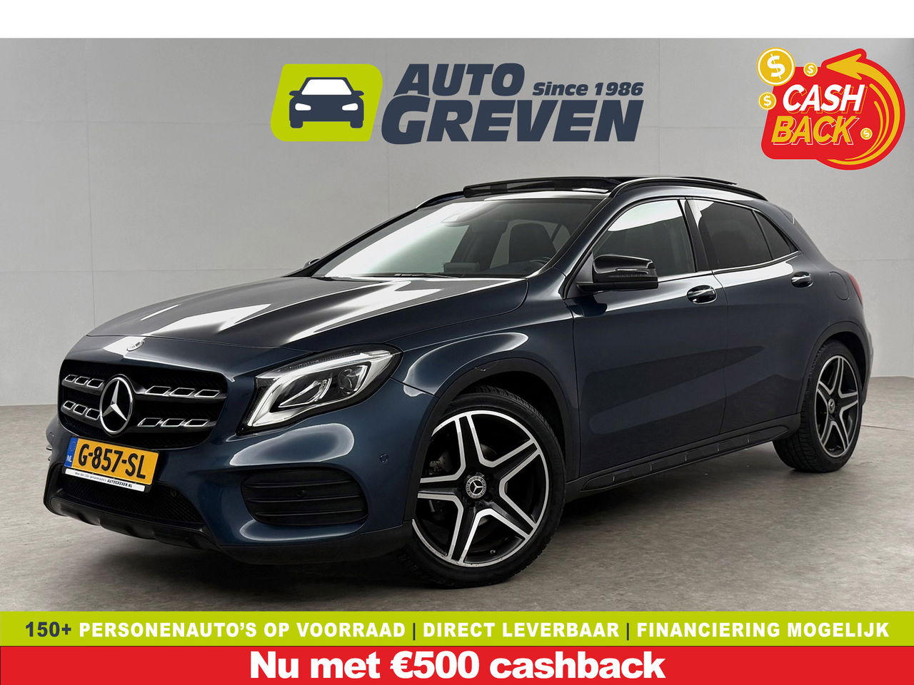 Mercedes-Benz GLA 180 AMG Limited | Panoramadak | Camera | LED | Trekhaak | Cruisecontrol | Navigatie | Parkeersens.