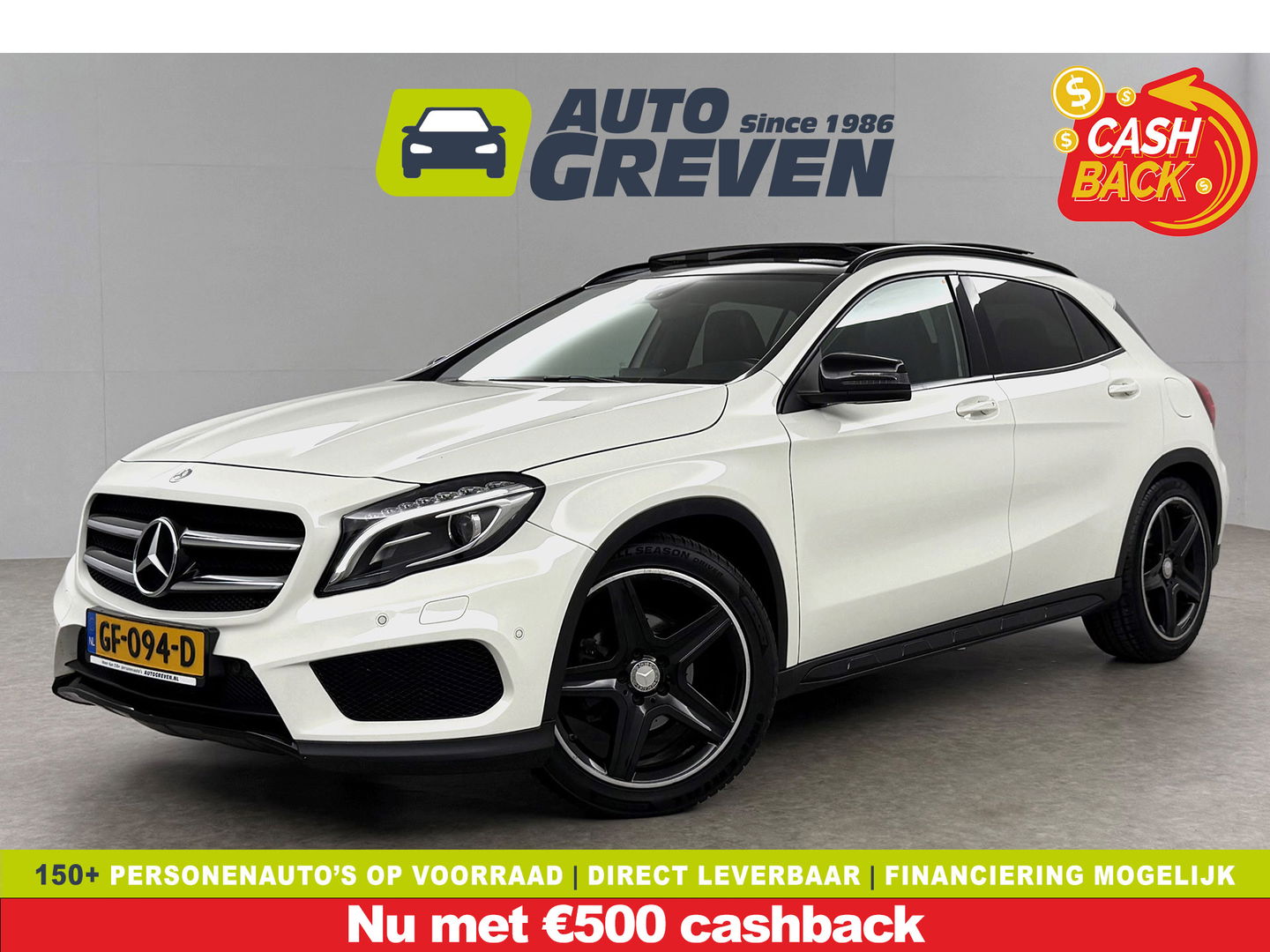 Mercedes-Benz GLA 200 AMG | 157PK | Pano | LED | Airco | Cruise | Navi | Parkeersens. | NAP