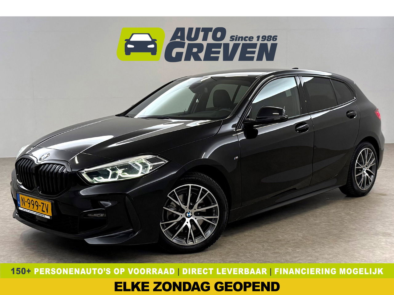 BMW 1-serie 118i M-sport | Sfeerverl. | Virtual | Carplay | Cruise | Parkeersens | LED | NAP