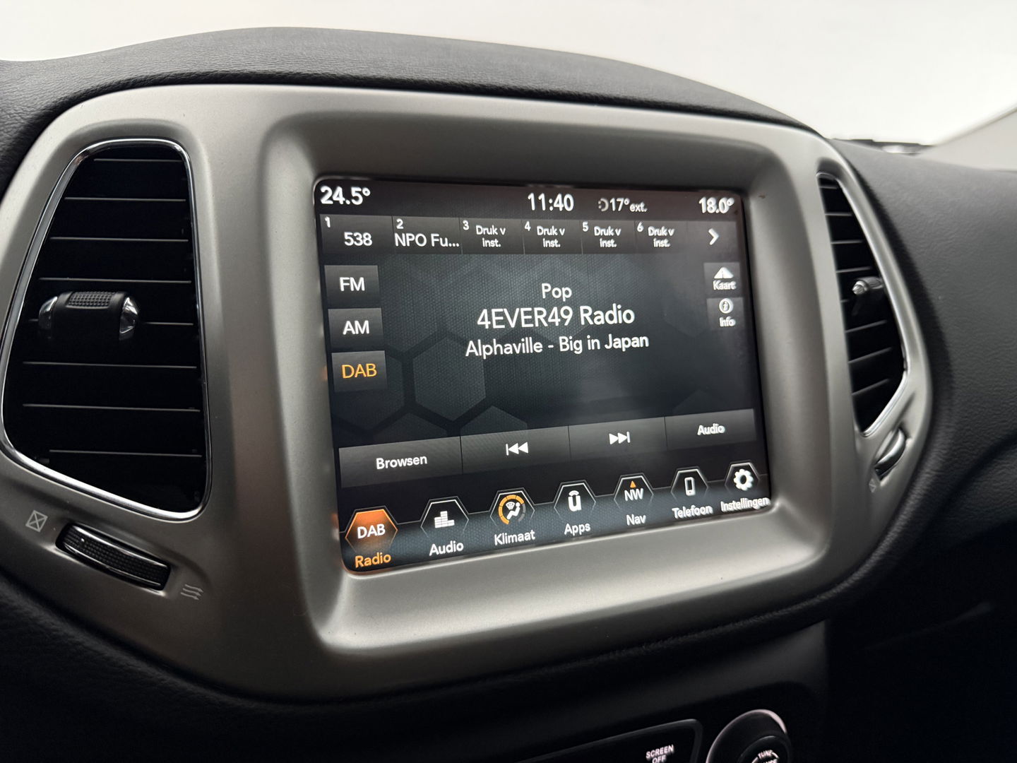 Jeep Compass 1.4 MultiAir 141PK Longitude | Camera | Cruise | Carplay | Navigatie | Parkeersens. | Clima