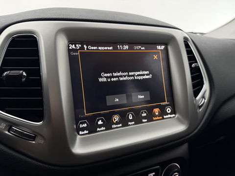 Jeep Compass 1.4 MultiAir 141PK Longitude | Camera | Cruise | Carplay | Navigatie | Parkeersens. | Clima