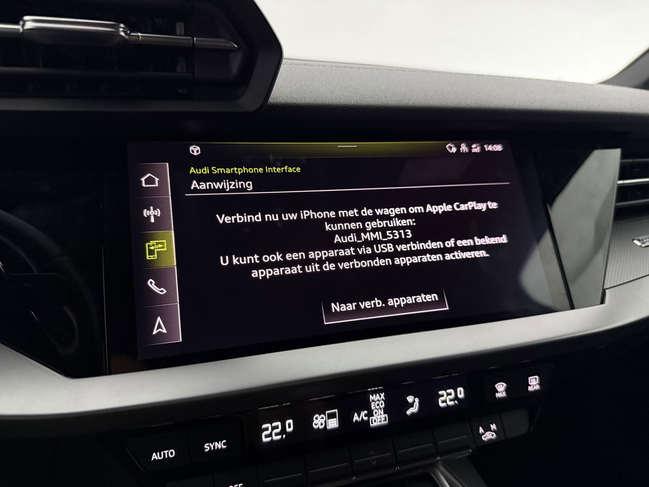 Audi A3 30TFSI S-Line | Virtual | Carplay | Navi | Parkeersens. | Stoelverwarming | LED | NAP