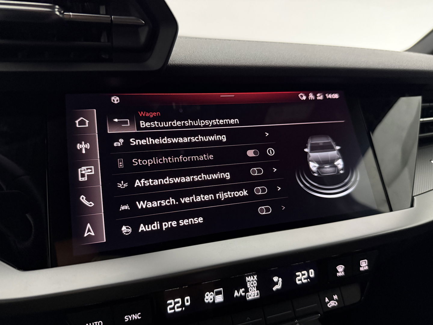 Audi A3 30TFSI S-Line | Virtual | Carplay | Navi | Parkeersens. | Stoelverwarming | LED | NAP