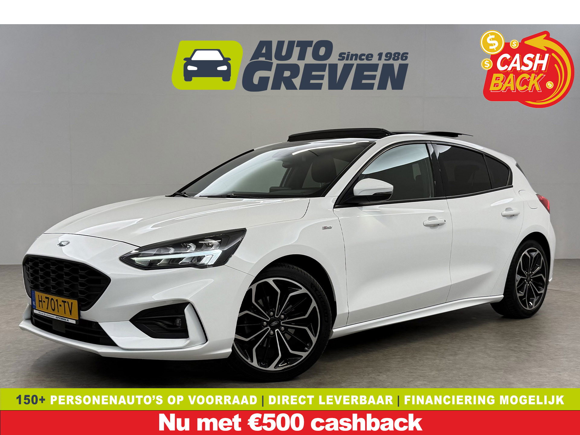 Ford Focus 1.0 EcoBoost ST Line | Panoramadak | Bang&Olufson | LED | Carplay | Navigatie | Cruise | Parkeersens.