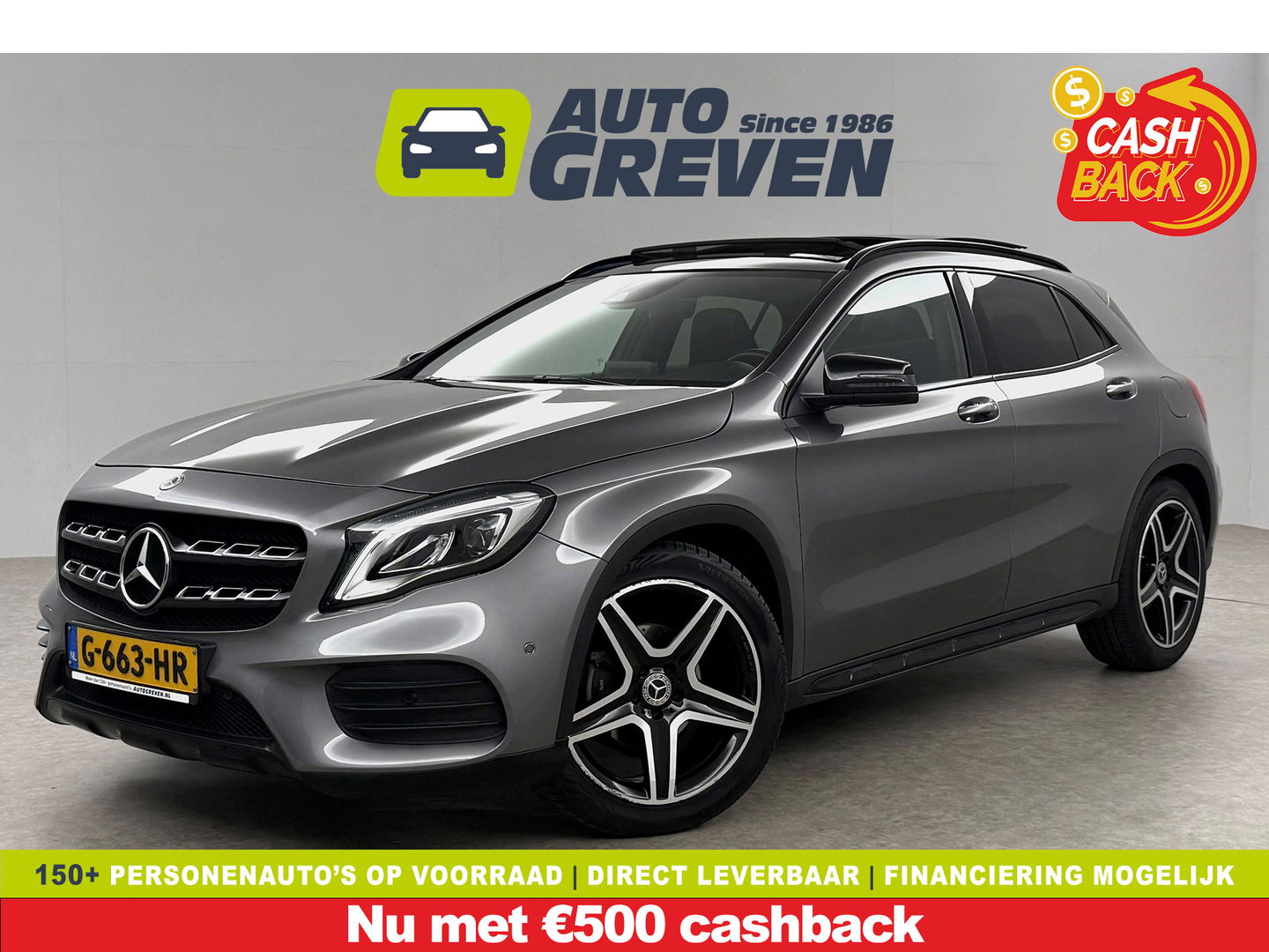 Mercedes-Benz GLA 180 AMG Night Upgrade | Pano | LED | Camera | Carplay | Parkeers. | NAP
