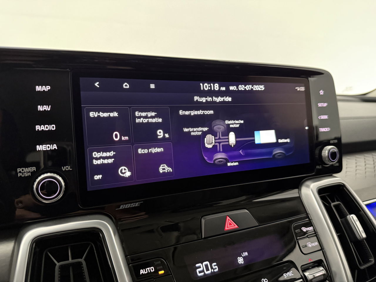 Kia Sorento 1.6 T-GDI Plug-in Hybrid 4WD Dynamic | Sfeerverl. | Camera | Bose Audio | Carplay | LED | Virtual Cockpit