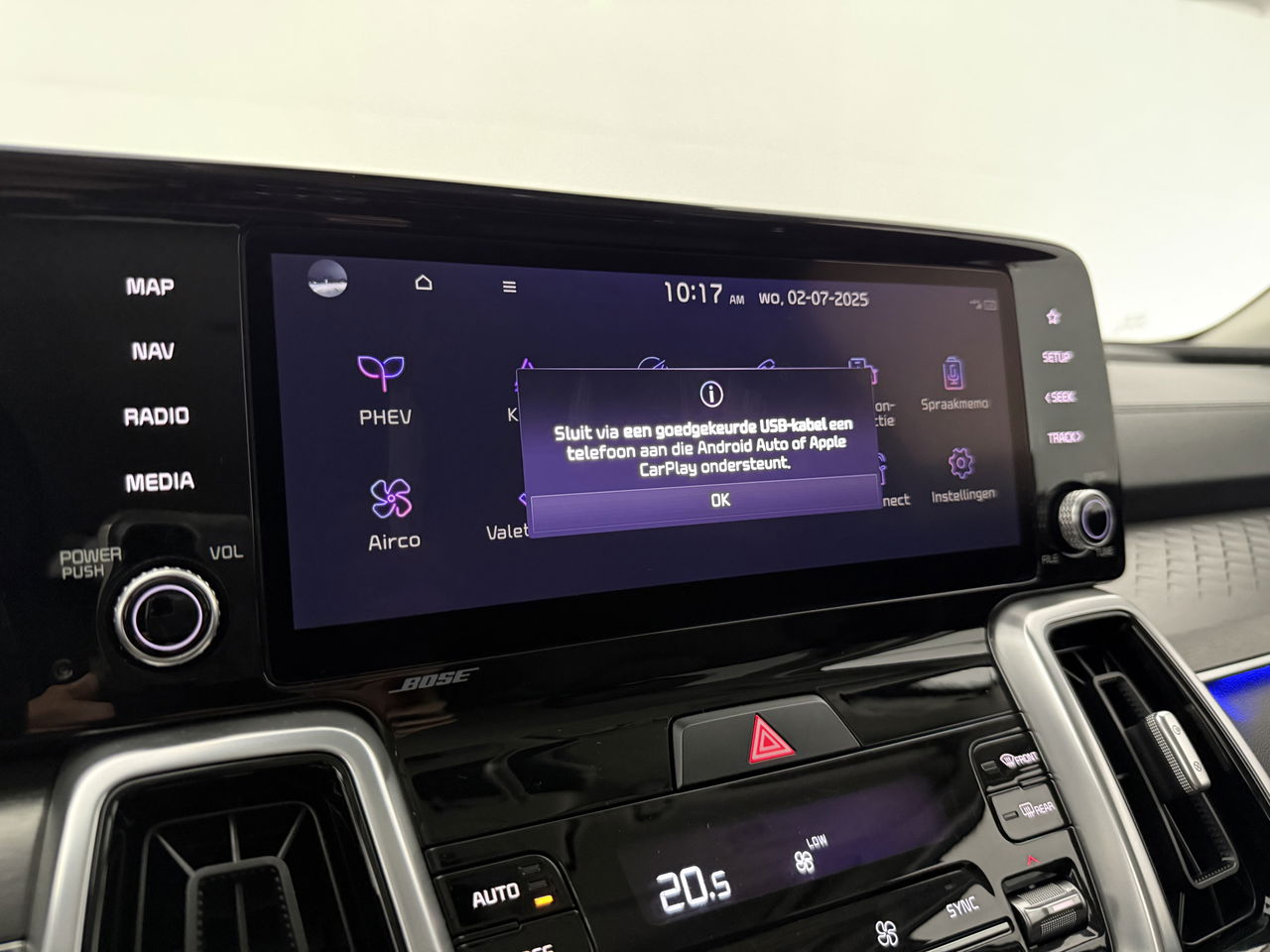 Kia Sorento 1.6 T-GDI Plug-in Hybrid 4WD Dynamic | Sfeerverl. | Camera | Bose Audio | Carplay | LED | Virtual Cockpit