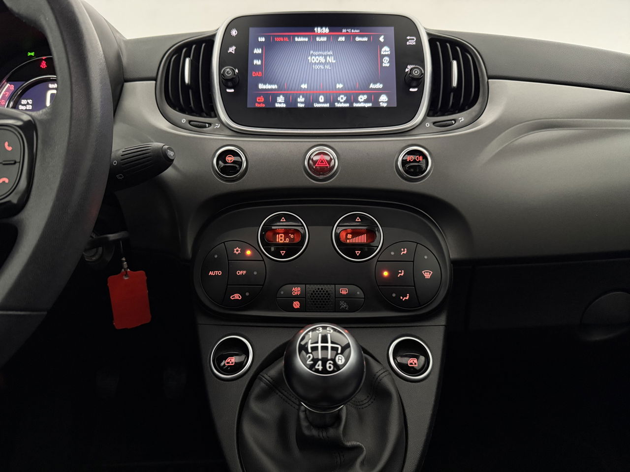 Fiat 500 1.0 Hybrid Sport | Pano | Navigatie | LED | Airco | Cruise | Parkeersens.