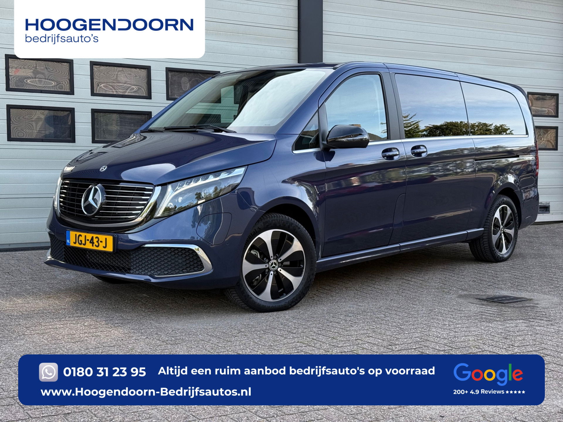 Mercedes-Benz EQV 300 90 kWh - L3 Extra Lang - Airmatic - Leder 2+2+3=7 Persoons