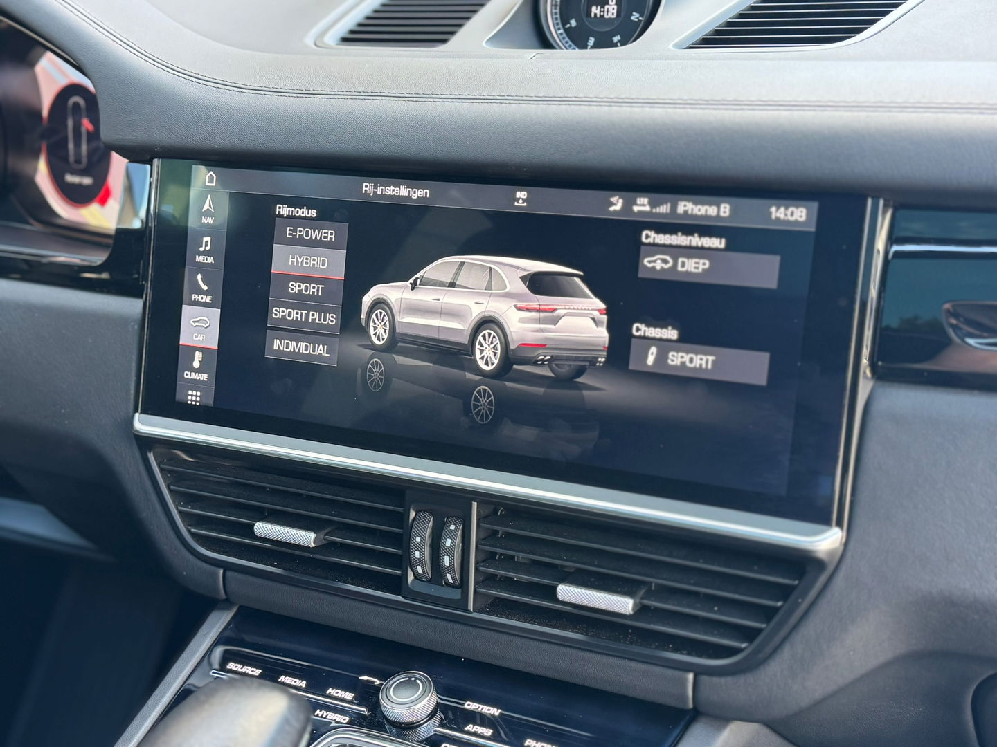 Porsche Cayenne 3.0 E-Hybrid|Pano|Sportchrono|Bose|Sportdesign|Memory|360Camera|Luchtvering|PDLS+|Leder|463PK