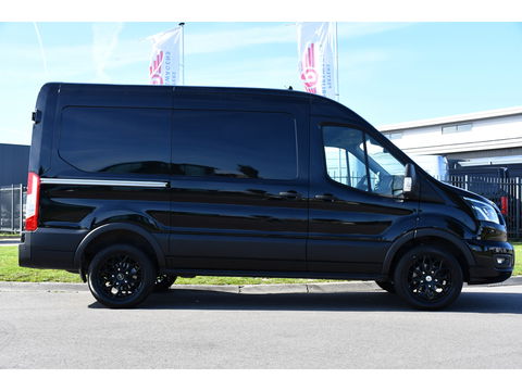 Ford Transit 350 2.0 TDCI L2H2 Limited Black Edition Cruise, Carplay, Xenon, 185pk, Automaat, Multimedia, Sensoren, NAVI, Uniek!