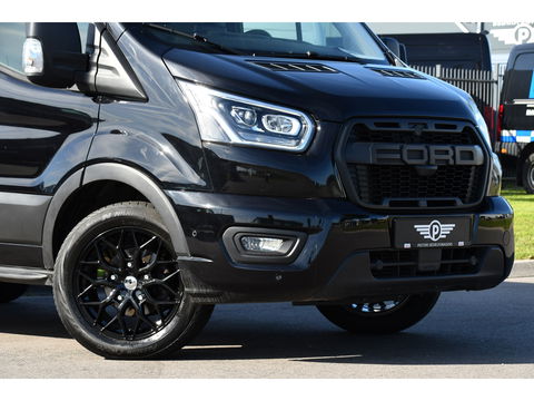 Ford Transit 350 2.0 TDCI L2H2 Limited Black Edition Cruise, Carplay, Xenon, 185pk, Automaat, Multimedia, Sensoren, NAVI, Uniek!