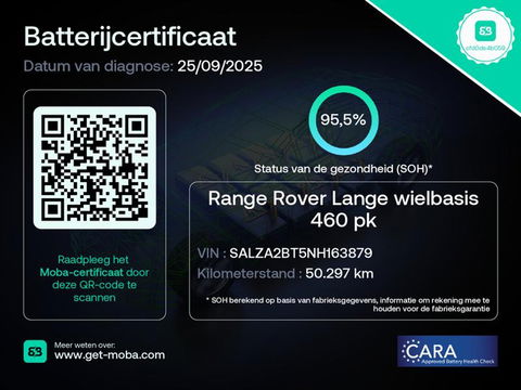 Land Rover Range Rover Evoque 1.5 P300e AWD R-Dynamic Autobiography SOH95%|Pano|360Cam|Meridian|ACC|Diamand Leder|Memory|Digitaal dash|Matrix Led