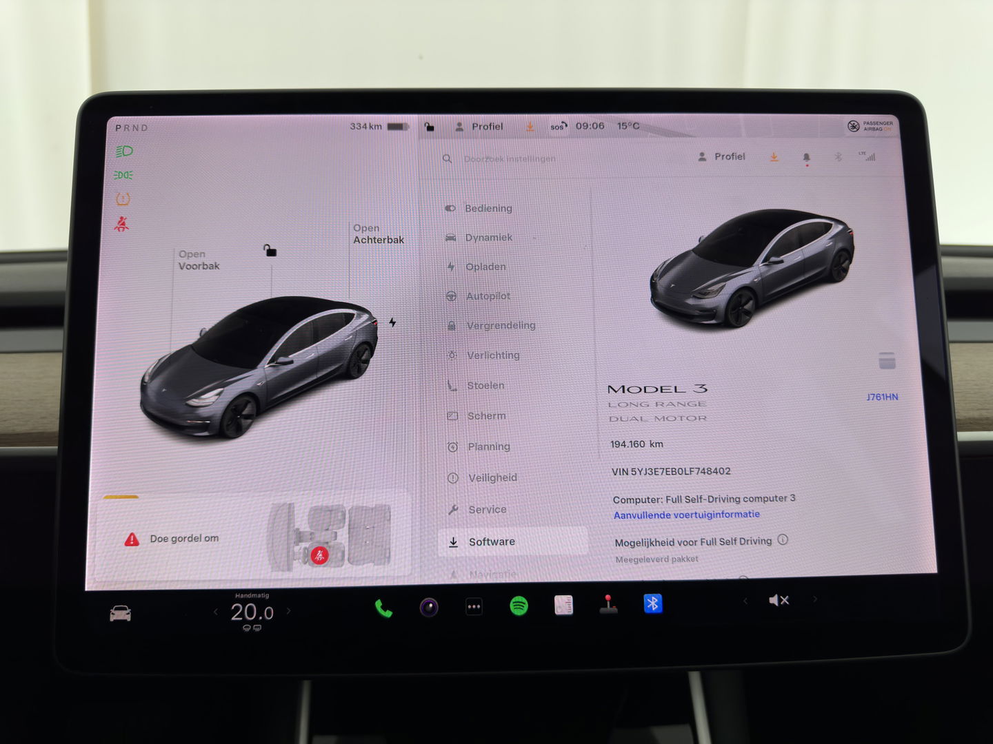 Tesla Model 3 Long Range AWD 75 kWh [ 3-Fase ] {SOH-89%} (INCL-BTW) Aut. *PANO | AUTO-PILOT | LUXURY-LEATHER | KEYLESS | FULL-LED | MEMORY-PACK | SURROUND-VIEW | DAB | CARPLAY | DIGI-COCKPIT | LANE-ASSIST | COMFORT-SEATS | TOWBAR | 18"ALU*