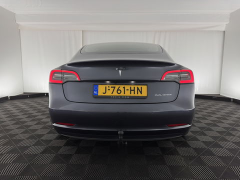 Tesla Model 3 Long Range AWD 75 kWh [ 3-Fase ] {SOH-89%} (INCL-BTW) Aut. *PANO | AUTO-PILOT | LUXURY-LEATHER | KEYLESS | FULL-LED | MEMORY-PACK | SURROUND-VIEW | DAB | CARPLAY | DIGI-COCKPIT | LANE-ASSIST | COMFORT-SEATS | TOWBAR | 18"ALU*