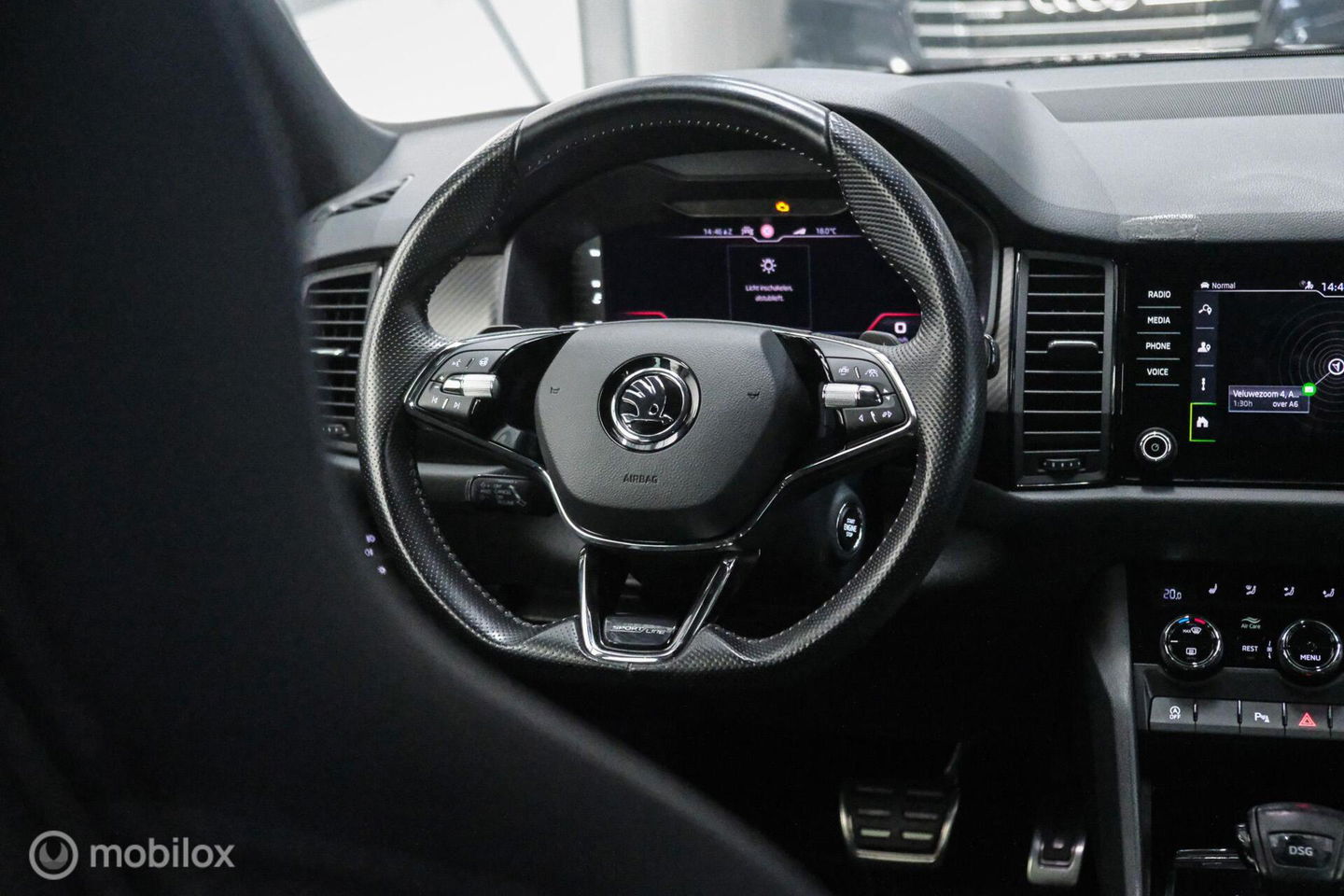 Škoda Kodiaq 1.5 TSI Sportline Business 7p | Trekhaak | Camera | BTW auto | NL auto | Adaptive | Virtual Cockpit |