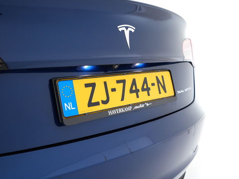Tesla Model 3 Long Range AWD 75 kWh [3-Fase] {SOH-83%} (INCL-BTW) Aut. *PANO | AUTO-PILOT | LUXURY-LEATHER | KEYLESS | FULL-LED | MEMORY-PACK | SURROUND-VIEW | DAB | CARPLAY | DIGI-COCKPIT | LANE-ASSIST | COMFORT-SEATS | 18"ALU*