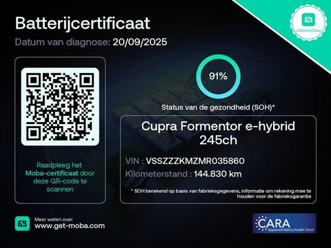 CUPRA Formentor e-HYBRID 245PK VZ COPPER EDITION/ 360°CAMERA/ WEGKL. TREKHAAK/ GRAPHENE GRAY