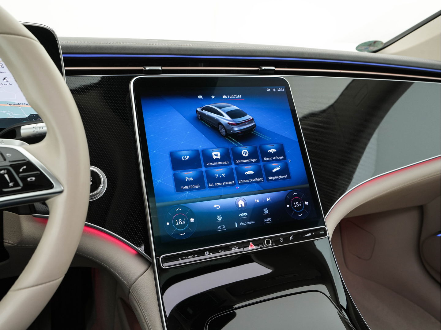 Mercedes-Benz EQS 350 Business Line 90 kWh [3-Fase] (INCL-BTW) *LUXURY-LEATHER | FULL-LED | MEMORY-PACK | HEATED-COMFORTSEATS | DIGI-COCKPIT | CAMERA | AMBIENT-LIGHT | NAVI-FULLMAP | BLIND-SPOT | KEYLESS | CARPLAY | 19''ALU*