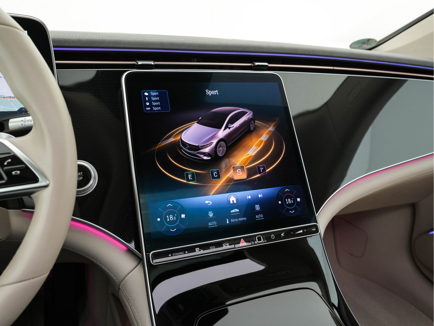 Mercedes-Benz EQS 350 Business Line 90 kWh [3-Fase] (INCL-BTW) *LUXURY-LEATHER | FULL-LED | MEMORY-PACK | HEATED-COMFORTSEATS | DIGI-COCKPIT | CAMERA | AMBIENT-LIGHT | NAVI-FULLMAP | BLIND-SPOT | KEYLESS | CARPLAY | 19''ALU*