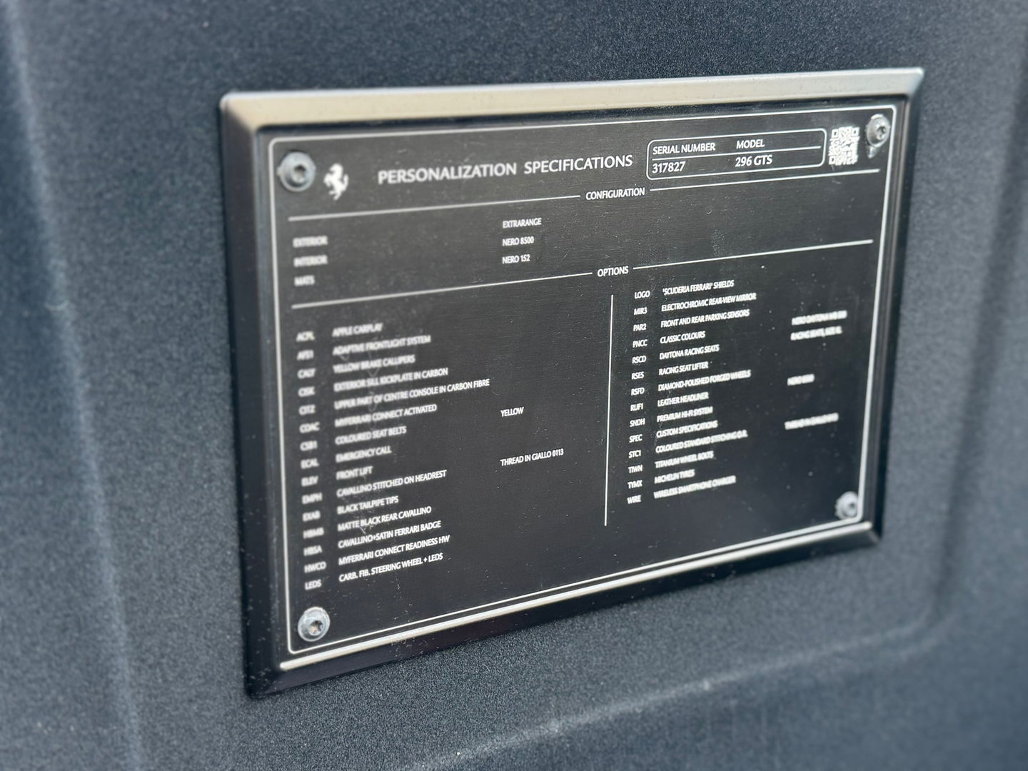 Ferrari 296 GTS 3.0 V6 830PK|NL-Auto|Carbon|Lift|Passenger Display|JBL|Head-Up|Carplay|Leder