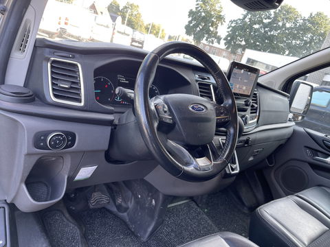 Ford Transit Custom 320 2.0 TDCI automaat 185pk L2H1 Sport / vaste prijs rijklaar € 22.950 marge / lease vanaf € 375 / dakdragers / trekhaak / airco /cruise / navi / euro 6 diesel