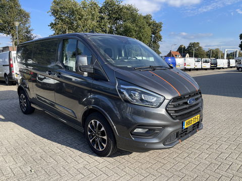 Ford Transit Custom 320 2.0 TDCI automaat 185pk L2H1 Sport / vaste prijs rijklaar € 22.950 marge / lease vanaf € 375 / dakdragers / trekhaak / airco /cruise / navi / euro 6 diesel