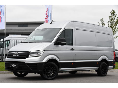 MAN TGE 35 2.0 L3H3 PB Edition Lucht geremd! Camera, 3500kg Trekhaak, Cruise, Carplay, LED, 165pk, Automaat, Multimedia, Uniek! lucht opbouw, markt, zwaar, luchhtrem, veldhuizen