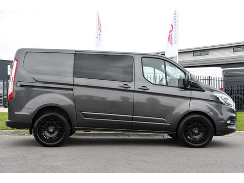 Ford Transit Custom 300 2.0 TDCI L1H1 DC Limited Raptor Edition Camera, Cruise, 130pk. Automaat, 2 x schuifdeur, Multimedia, Sensoren, Afneembare trekhaak, Uniek!
