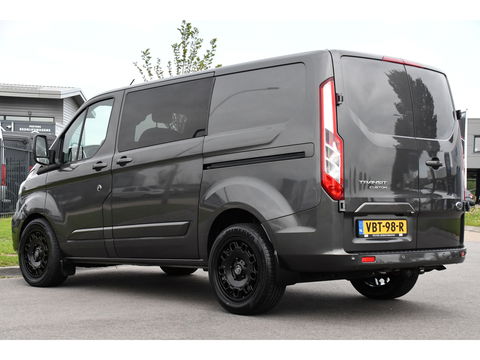 Ford Transit Custom 300 2.0 TDCI L1H1 DC Limited Raptor Edition Camera, Cruise, 130pk. Automaat, 2 x schuifdeur, Multimedia, Sensoren, Afneembare trekhaak, Uniek!