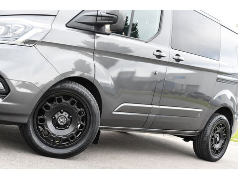 Ford Transit Custom 300 2.0 TDCI L1H1 DC Limited Raptor Edition Camera, Cruise, 130pk. Automaat, 2 x schuifdeur, Multimedia, Sensoren, Afneembare trekhaak, Uniek!