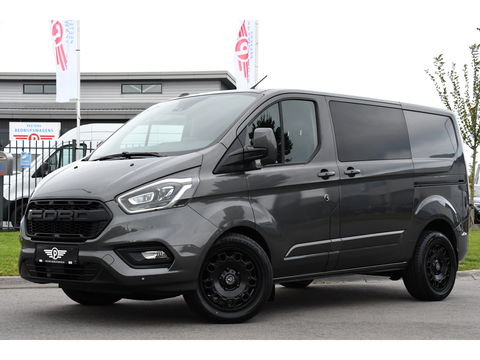Ford Transit Custom 300 2.0 TDCI L1H1 DC Limited Raptor Edition Camera, Cruise, 130pk. Automaat, 2 x schuifdeur, Multimedia, Sensoren, Afneembare trekhaak, Uniek!