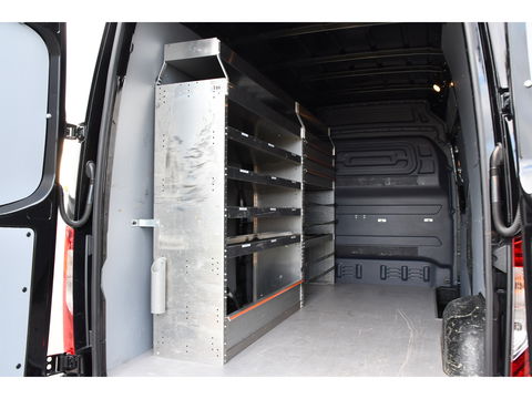 Mercedes-Benz Sprinter 319 V6 3.0 CDI L2H2 Black Edition Full Options!, Adaptieve Cruise, 360 Camera, 2 x schuifdeur, 3500kg Trekhaak, 10,5'' Mbux, Navi, Stoelverwarming, Uniek!
