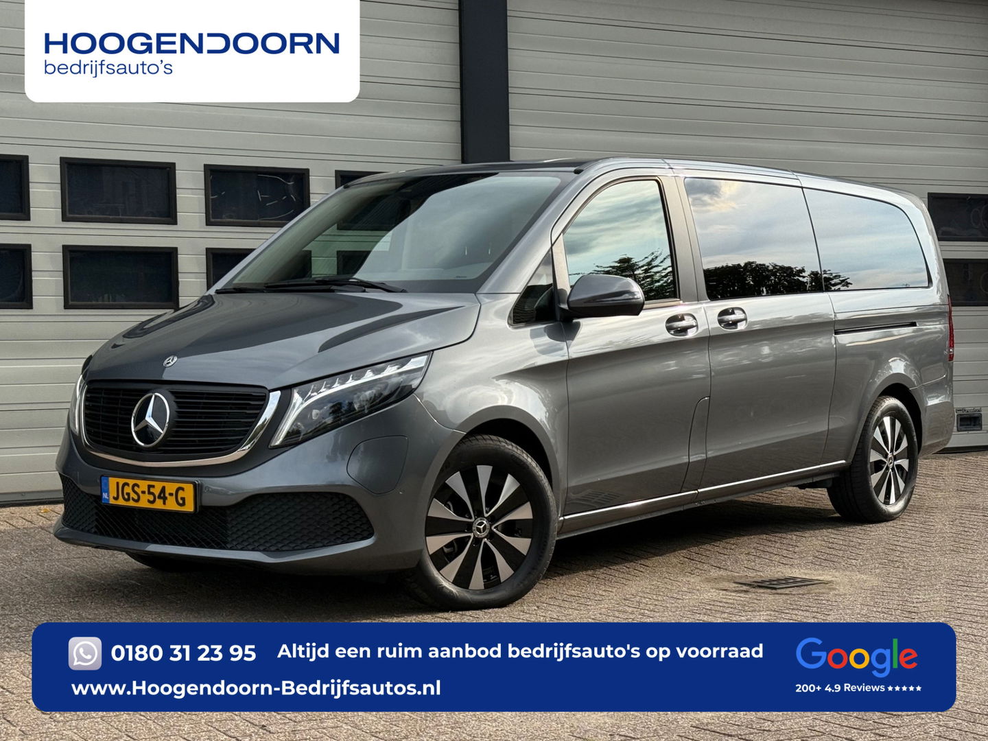 Mercedes-Benz EQV 300 90 kWh - L3 Extra Lang - 2+3+3= 8 Persoons